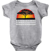 lion chant t   funny  lions joke king savannah africa retro big cat Baby Bodysuit