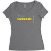 it's a surname thing Women's Triblend Scoop T-shirt