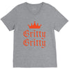 gritty gritty V-Neck Tee
