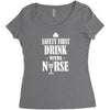 drink with a nurse Women's Triblend Scoop T-shirt
