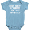 my tattoos Baby Onesie
