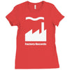 factory records Ladies Fitted T-Shirt