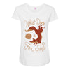 what does the fox say Maternity Scoop Neck T-shirt
