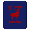 deer hunter body piercing by remington black tee shotgun rifle hunting Mousepad