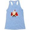 funny flashing naked nude christmas santa claus Racerback Tank