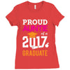 Class of 2017 Proud Auntie Graduation Ladies Fitted T-Shirt
