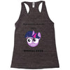 twilight has special eyes Racerback Tank