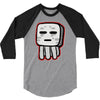 minecraft ghast drawing 3/4 Sleeve Shirt