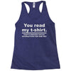 you read my Racerback Tank