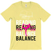 Reading Yoga Wine Balance T-Shirt
