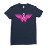 breast cancer wonder woman Ladies Fitted T-Shirt