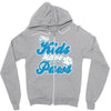 my kids have paws Zipper Hoodie