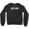 new! monkey Crewneck Sweatshirt