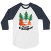 Happy Camper 3/4 Sleeve Shirt