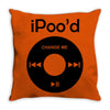 ipoo'd Throw Pillow