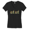 bebe Women's V-Neck T-Shirt