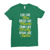 be golden Ladies Fitted T-Shirt