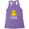 i don't give a duck Racerback Tank