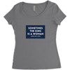Sometimes the King is a Woman Women's Triblend Scoop T-shirt