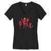 deadpool family portrait Women's V-Neck T-Shirt