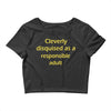 cleverly disqused as a respon Crop Top