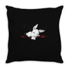 harmless little bunny Throw Pillow