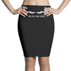 Look Me in The Eyes Pencil Skirts