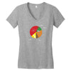 pie(rate) chart Women's V-Neck T-Shirt