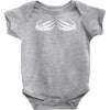 skeleton hands halloween funny Baby Onesie