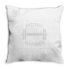 gym dumbbell Throw Pillow