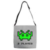 arcade player 2 Adjustable Strap Totes