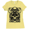 skull Ladies Fitted T-Shirt