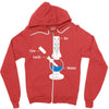 Earth Fire Air Water, 4 Elements Zipper Hoodie