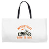motorcycles born to ride Weekender Totes