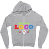loco coco skul Zipper Hoodie