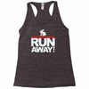 run away rabbit Racerback Tank