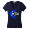 shine Women's V-Neck T-Shirt