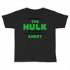 I'm Not Saying I'm The Hulk Toddler T-shirt