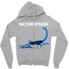 Drake Scorpion Blue Zipper Hoodie