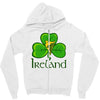 ireland shamrock Zipper Hoodie