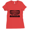 may contain alcohol Ladies Fitted T-Shirt