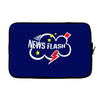 news flash black Laptop sleeve