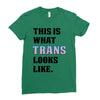 This is What Trans Looks Like Ladies Fitted T-Shirt