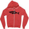 Mama Shark Zipper Hoodie