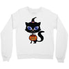witch cat Crewneck Sweatshirt