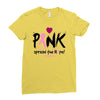 pink spread the hope Ladies Fitted T-Shirt