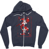 quinn of heart Zipper Hoodie