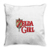 zelda is the girl Throw Pillow