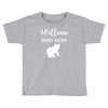 Daddy Bear - Baby Bear Custom Name Toddler T-shirt