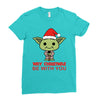 may christmas be with you Ladies Fitted T-Shirt